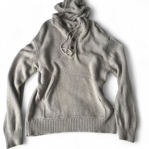 Kate-spade-new-york Men's Grey and Cream Hoodie